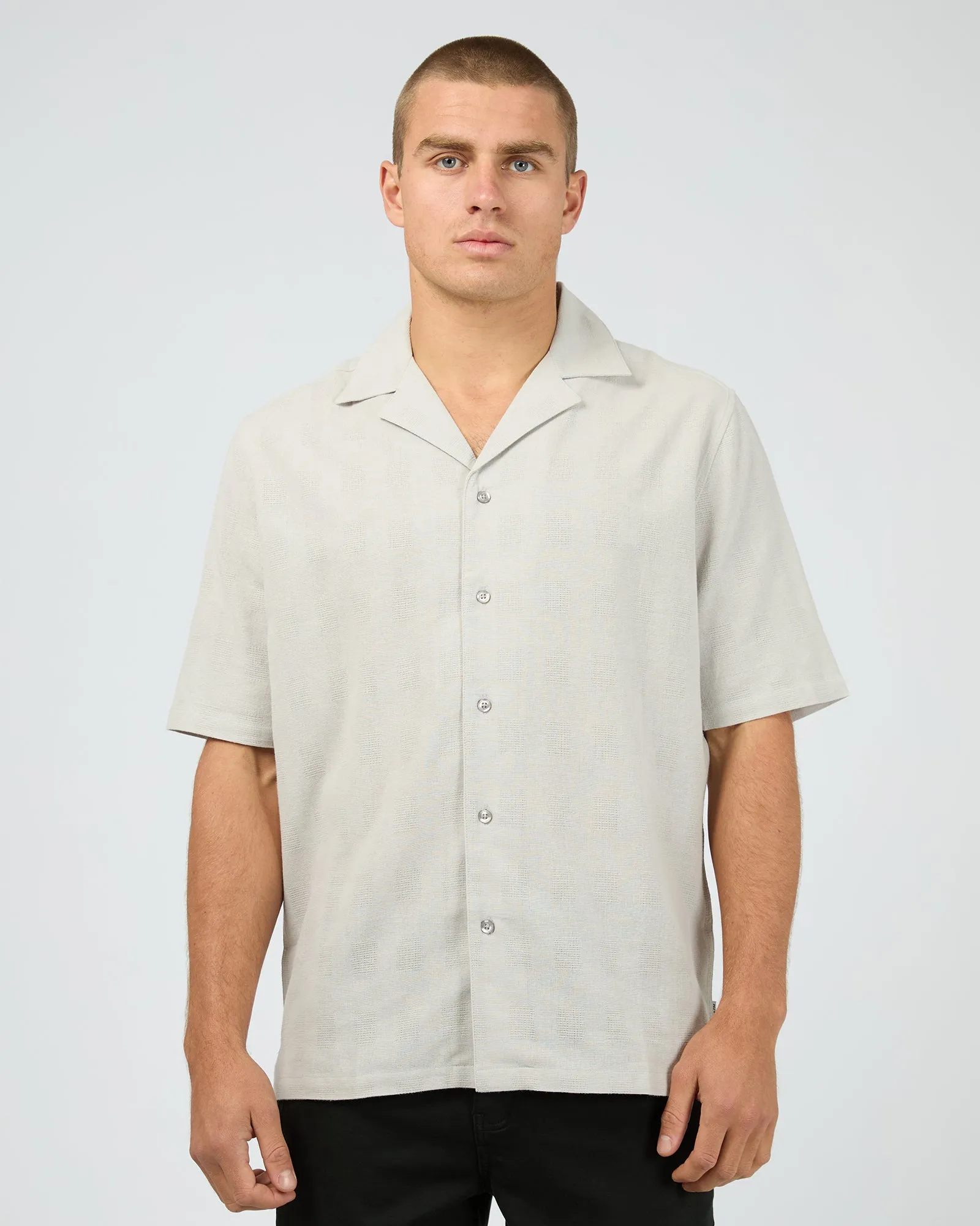 Wellford Short Sleeve Shirt Grey sold by edge clothing