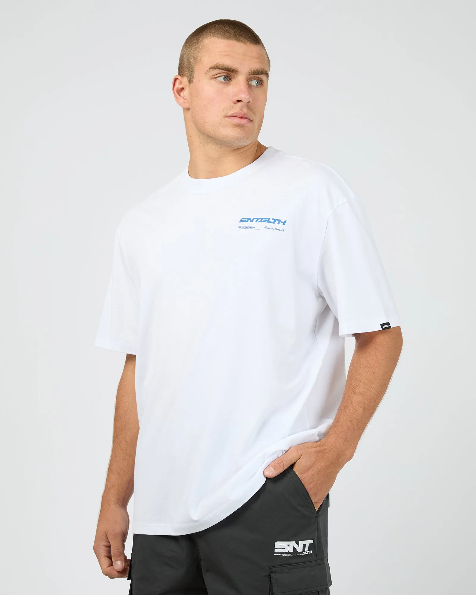 Aero Tee White sold by edge clothing product image thumbnail 4