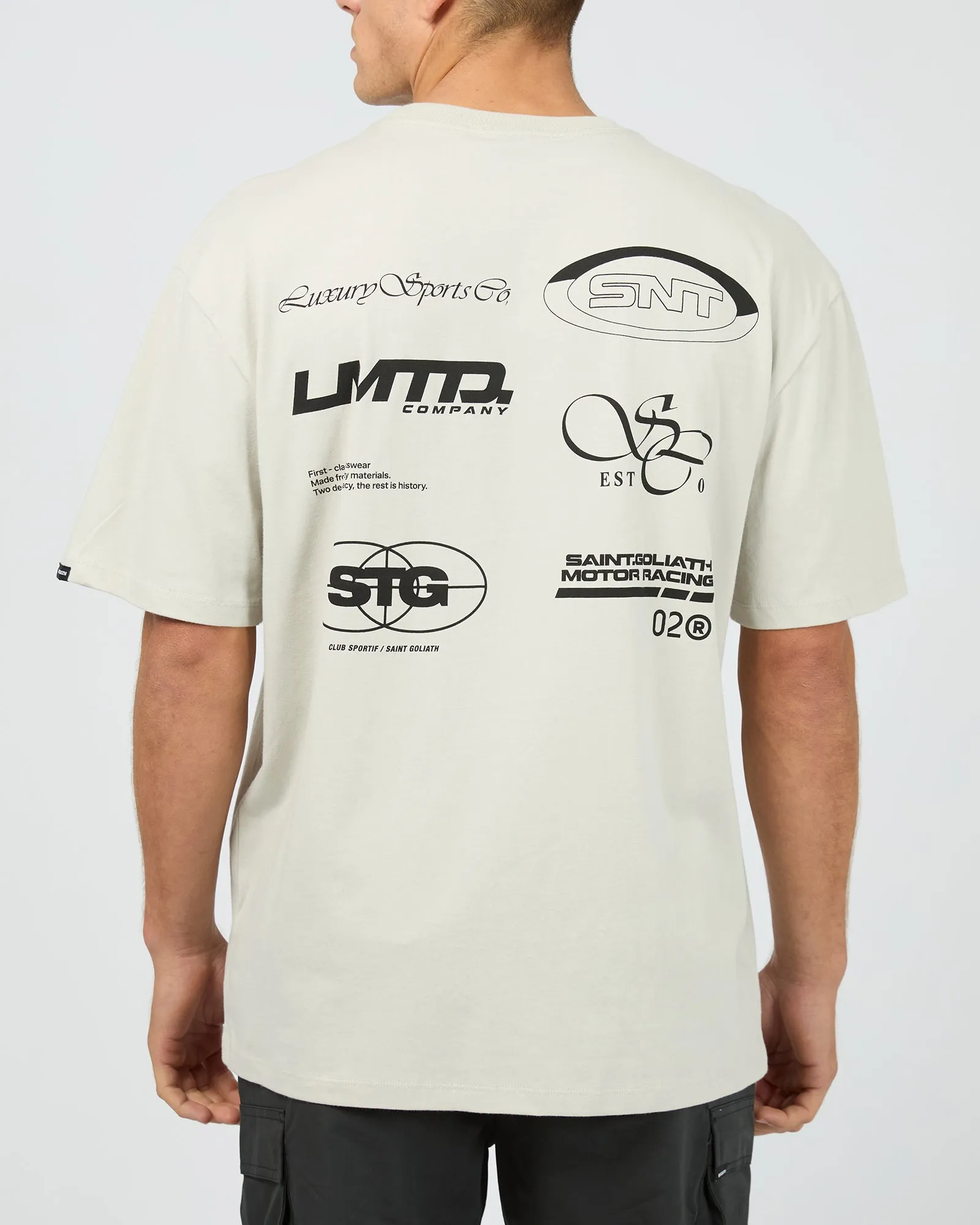 Aero Tee Grey sold by edge clothing product image thumbnail 3