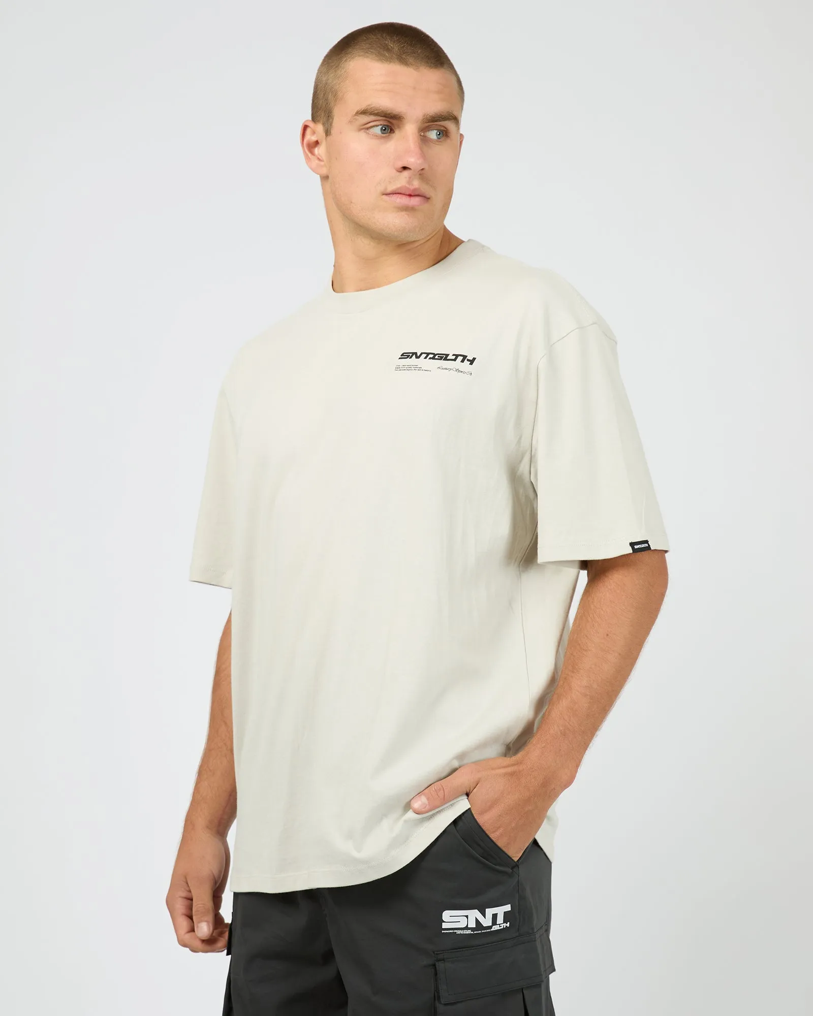 Aero Tee Grey sold by edge clothing product image thumbnail 4
