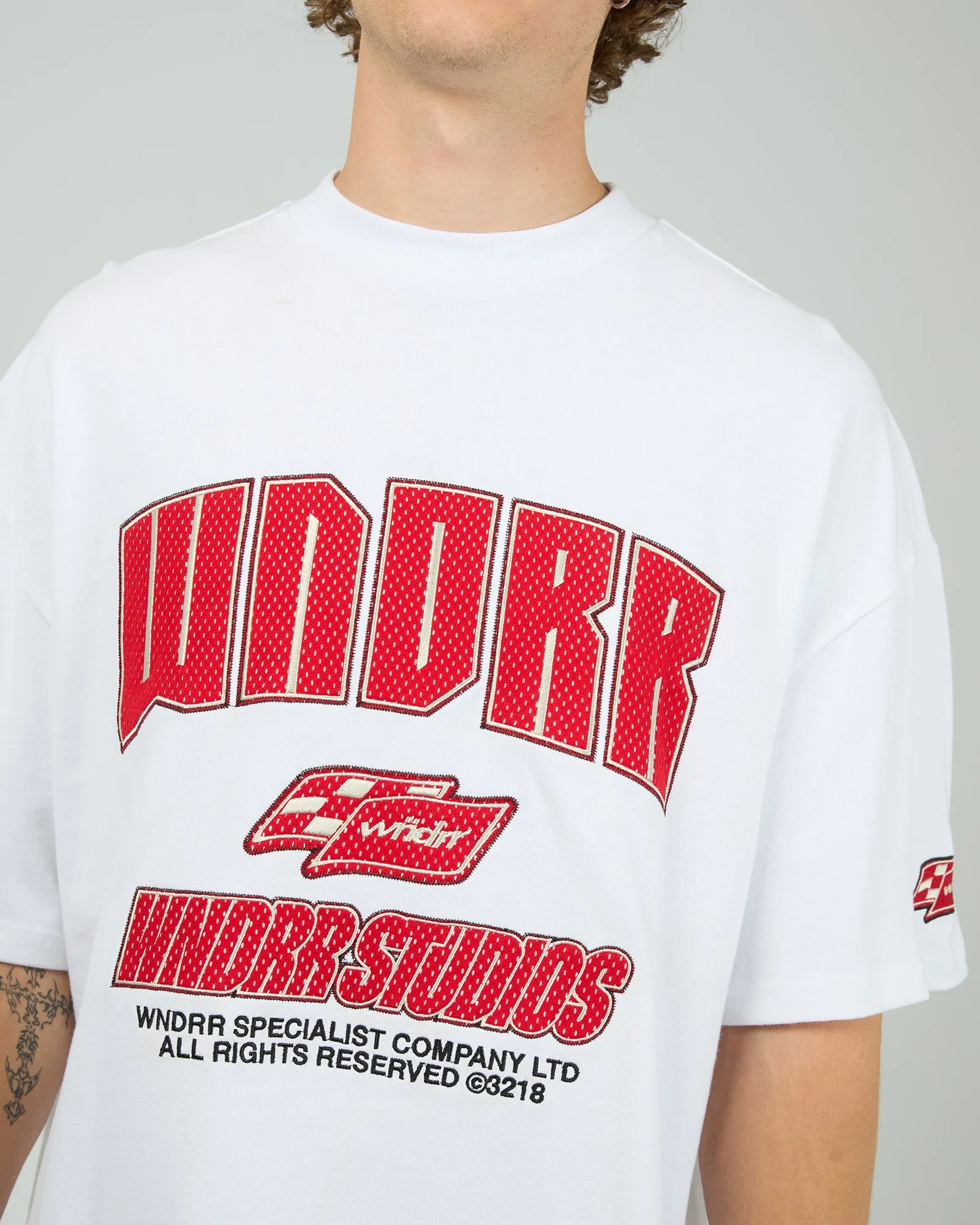 Drivetrain Heavy Weight Tee White sold by edge clothing product image thumbnail 5