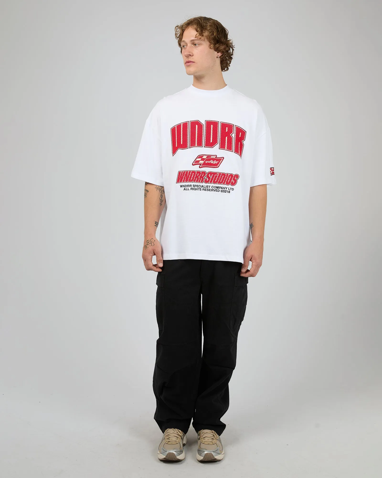 Drivetrain Heavy Weight Tee White sold by edge clothing product image thumbnail 2