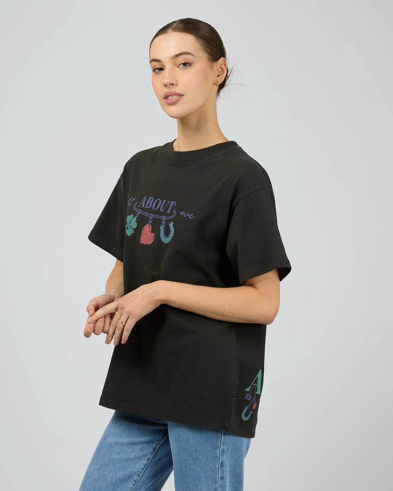 Lucky Charm Relaxed Tee Washed Black sold by edge clothing product image thumbnail 4
