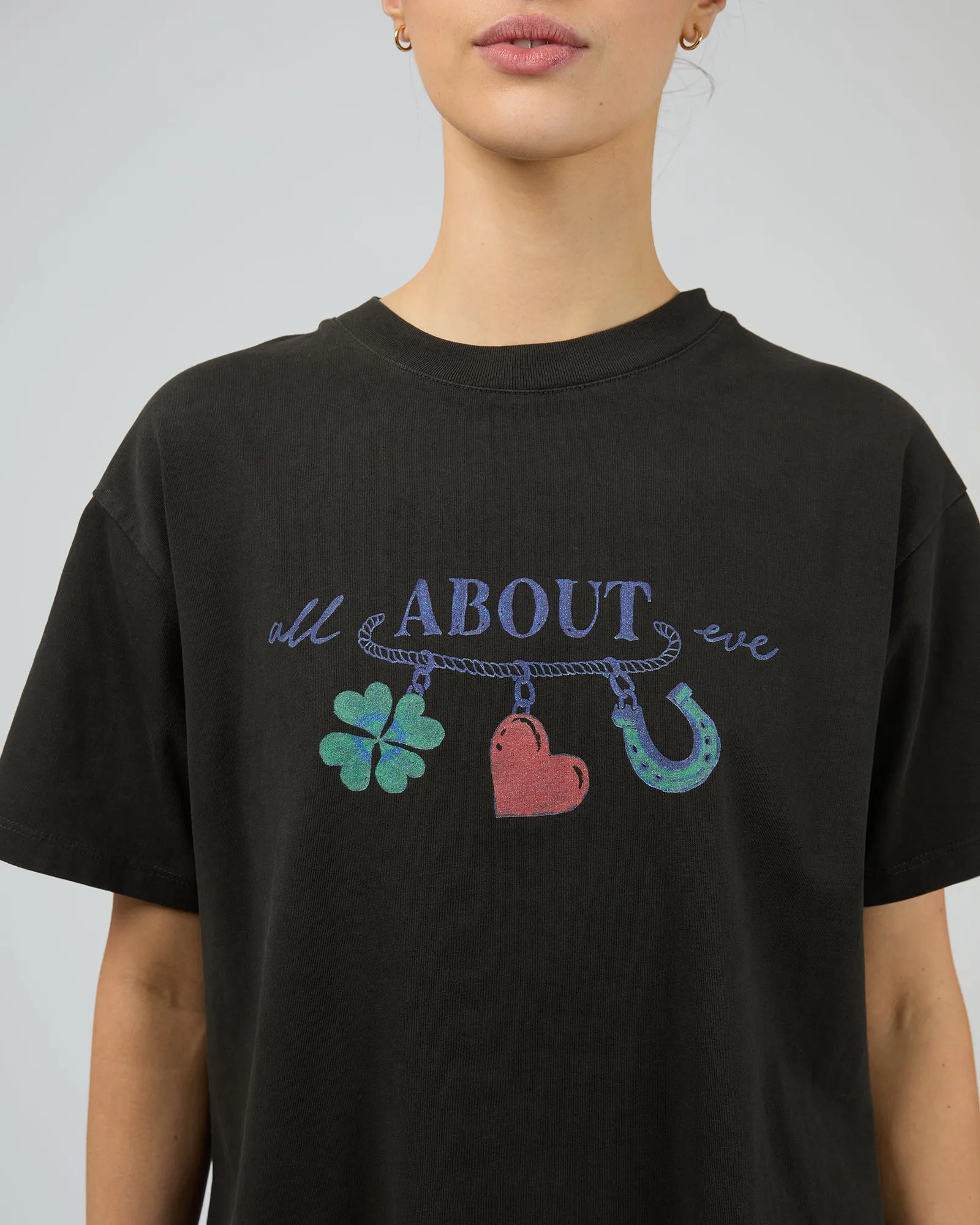 Lucky Charm Relaxed Tee Washed Black sold by edge clothing product image thumbnail 5