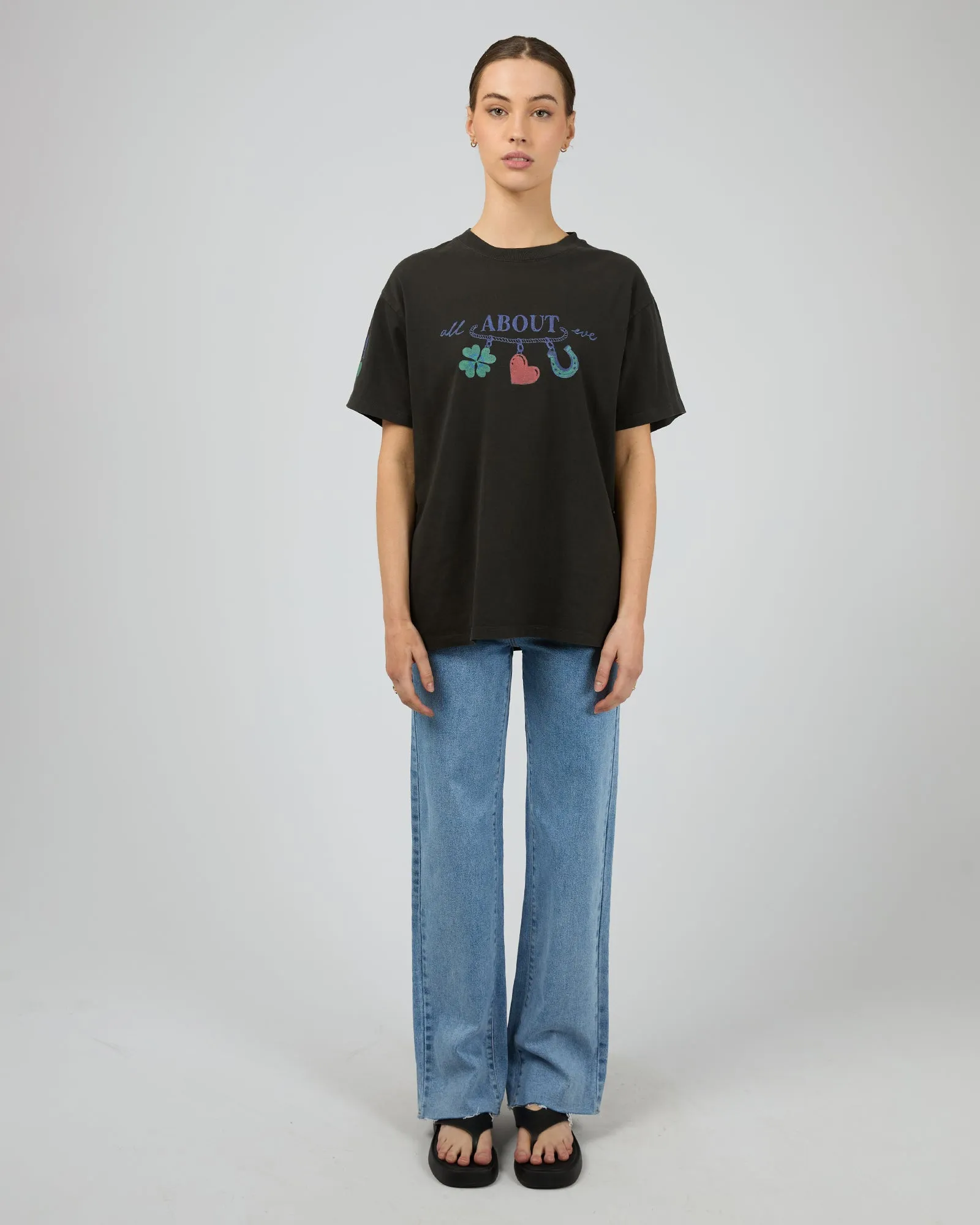 Lucky Charm Relaxed Tee Washed Black sold by edge clothing product image thumbnail 2