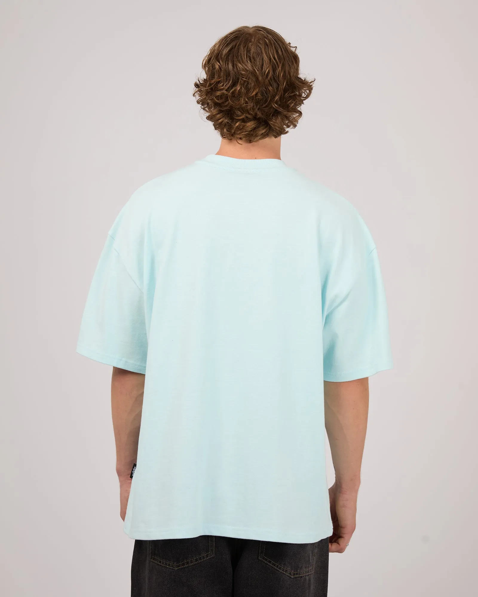 Blissed Heavy Weight Tee Blue sold by edge clothing product image thumbnail 3