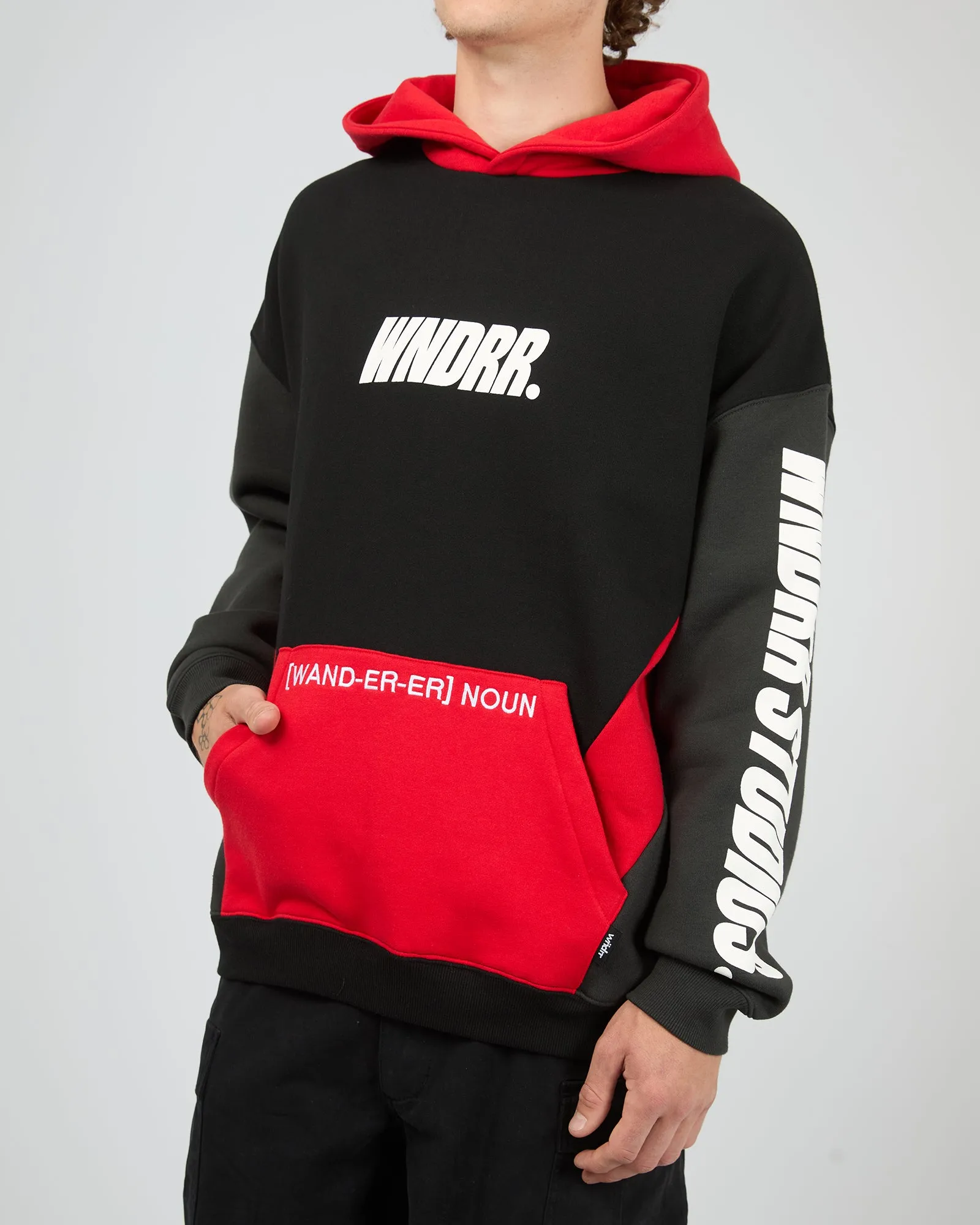 Drift Panel Hood Sweat Multicoloured sold by edge clothing product image thumbnail 5