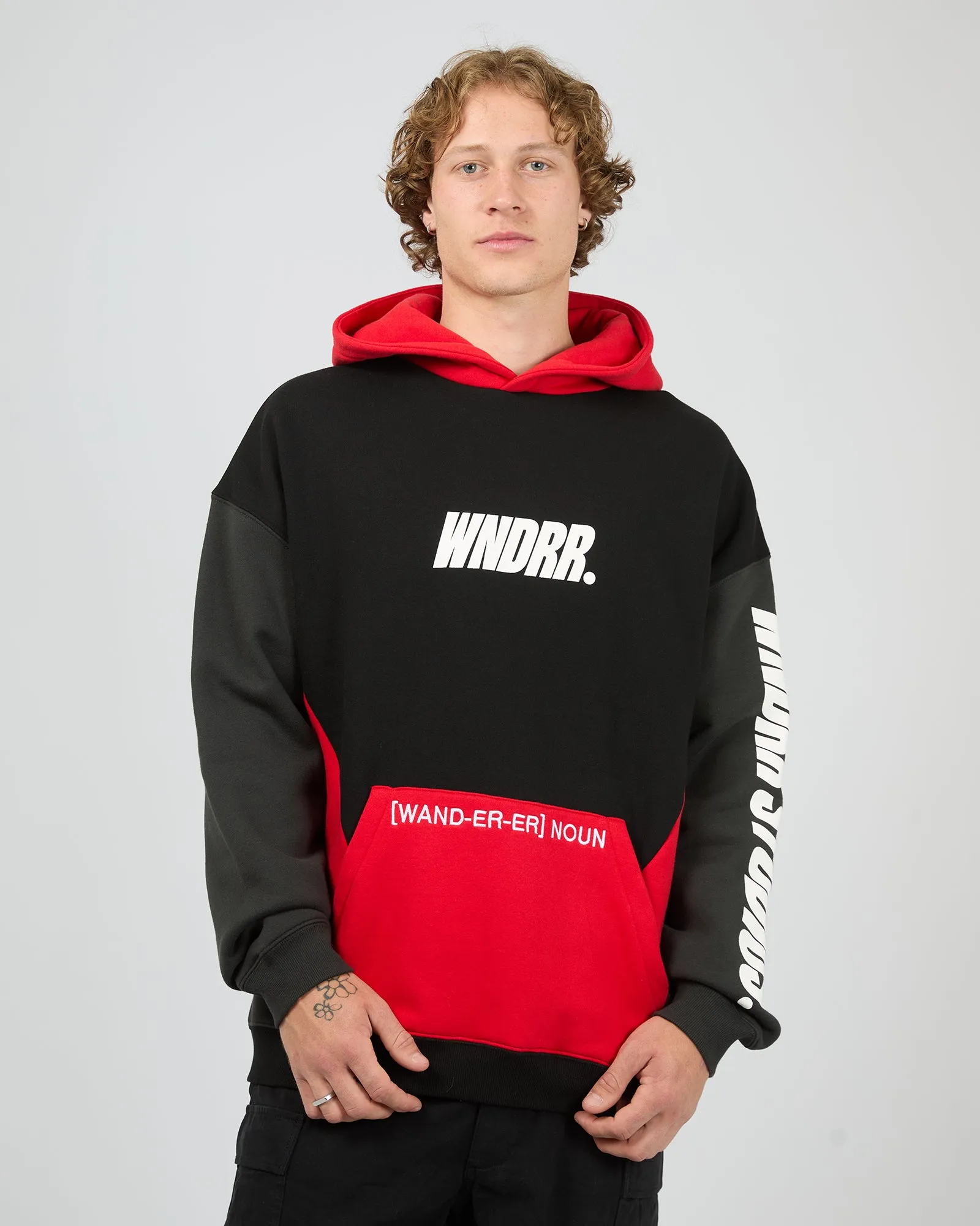 Drift Panel Hood Sweat Multicoloured sold by edge clothing