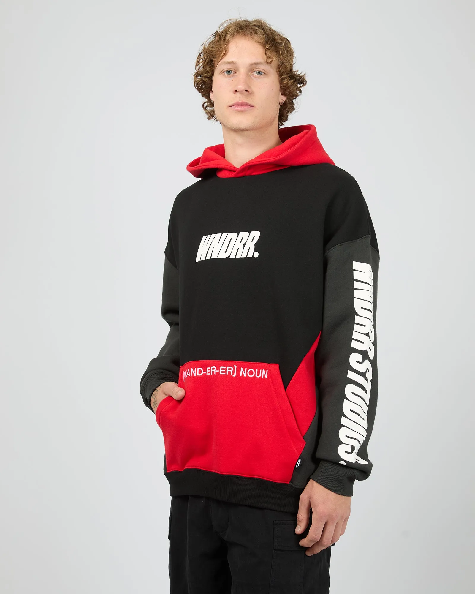 Drift Panel Hood Sweat Multicoloured sold by edge clothing product image thumbnail 4