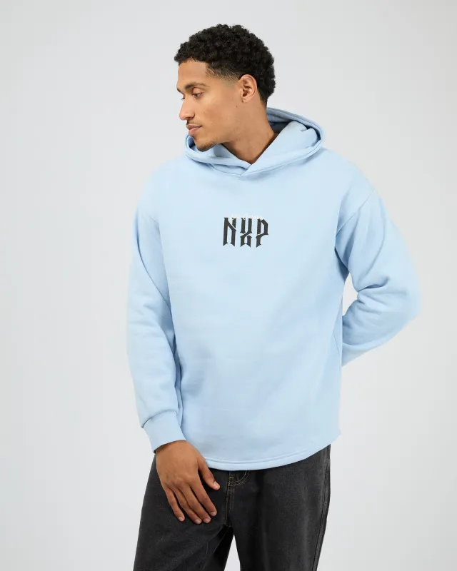 Dominate Relaxed Curved Hoodie Sky Blue sold by edge clothing