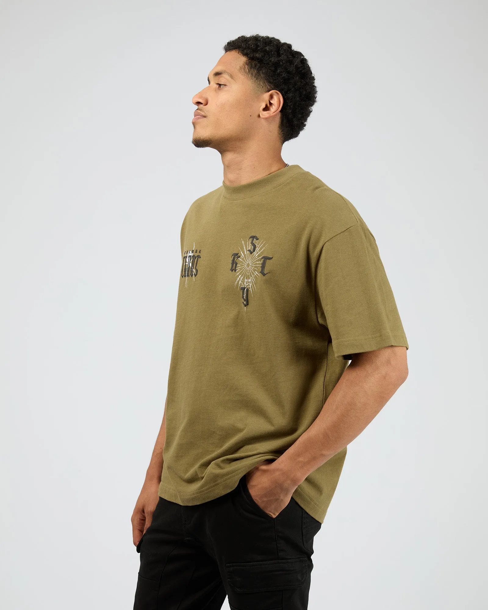 Anointed Street Tee Military sold by edge clothing product image thumbnail 4