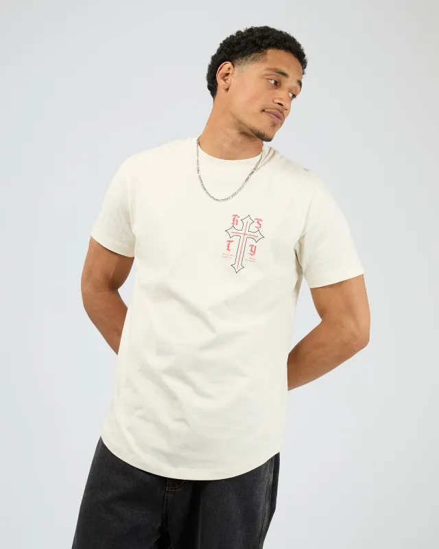 Almighty Dual Curved Tee Tofu made by edge clothing