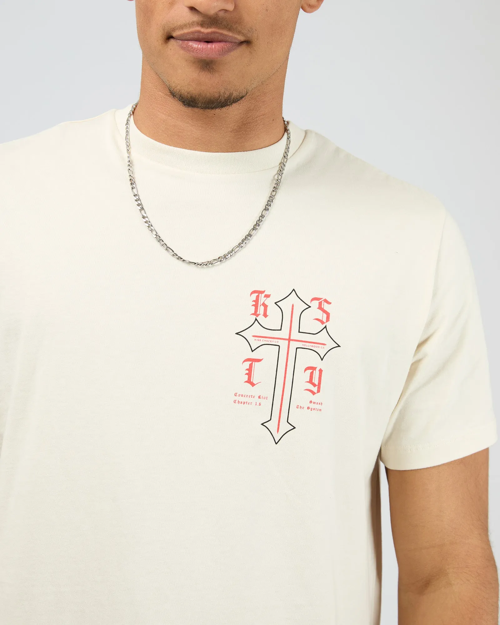Almighty Dual Curved Tee Tofu sold by edge clothing product image thumbnail 5