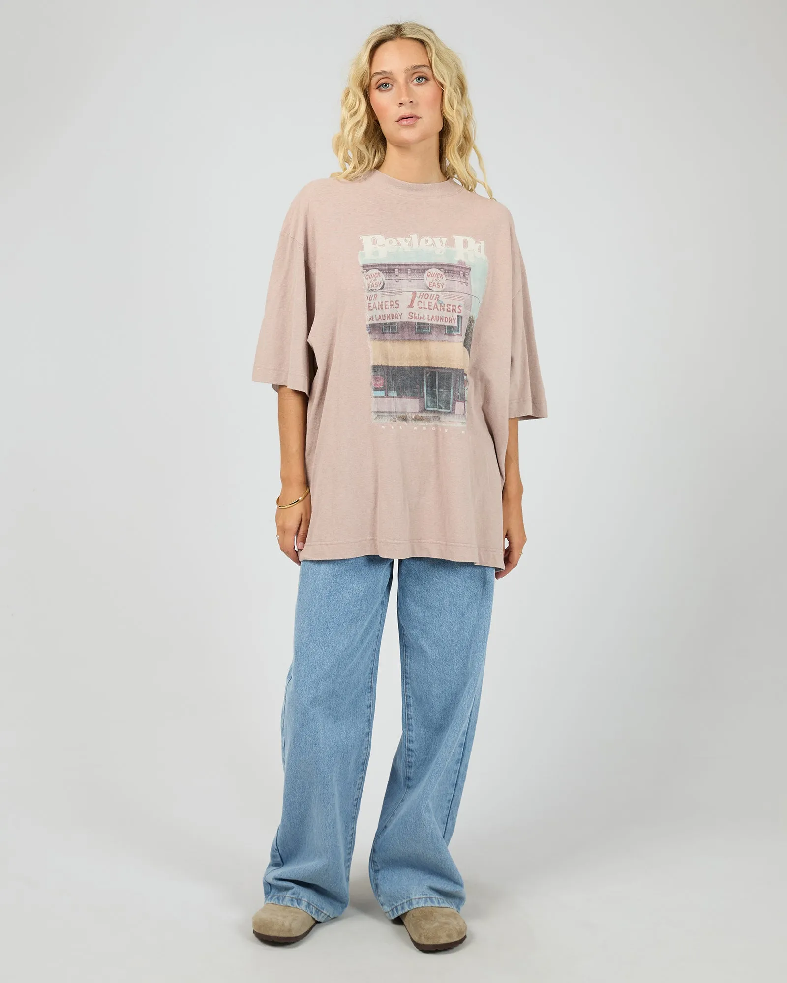 Fields Oversized Tee Fawn sold by edge clothing product image thumbnail 2