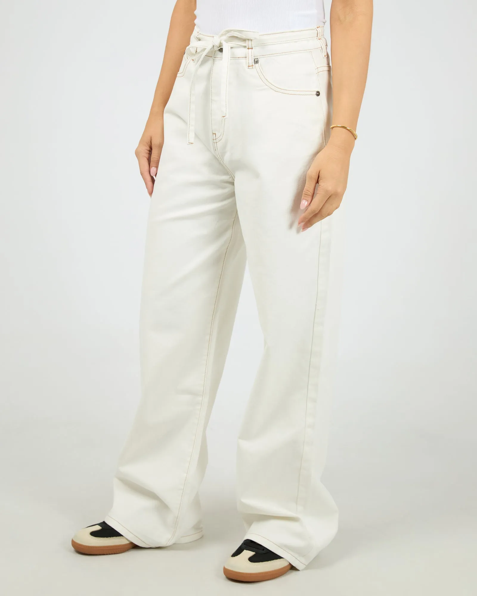 Gia High Rise Baggy Vintage White sold by edge clothing product image thumbnail 4