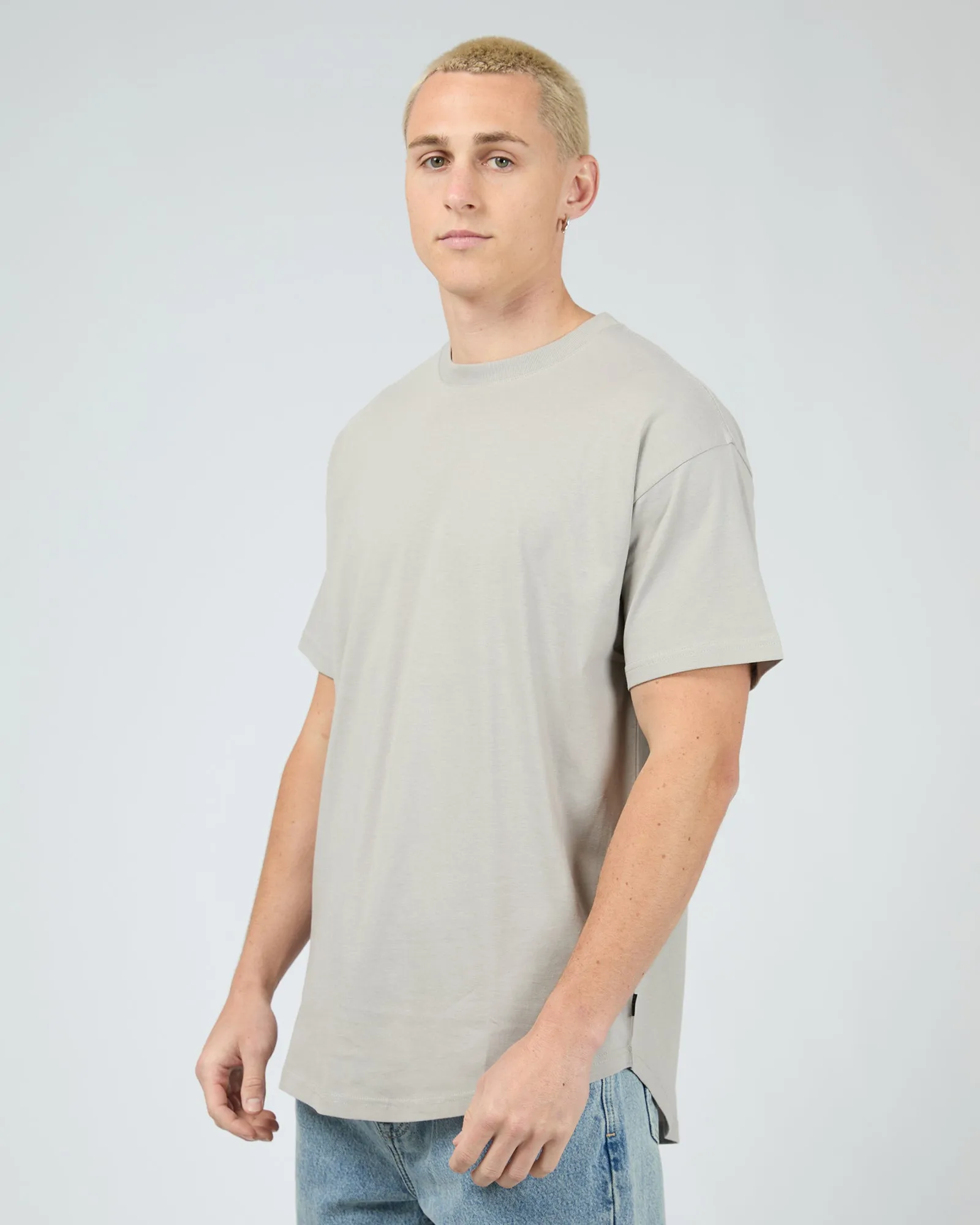 Solid Tail Tee Grey sold by edge clothing product image thumbnail 4