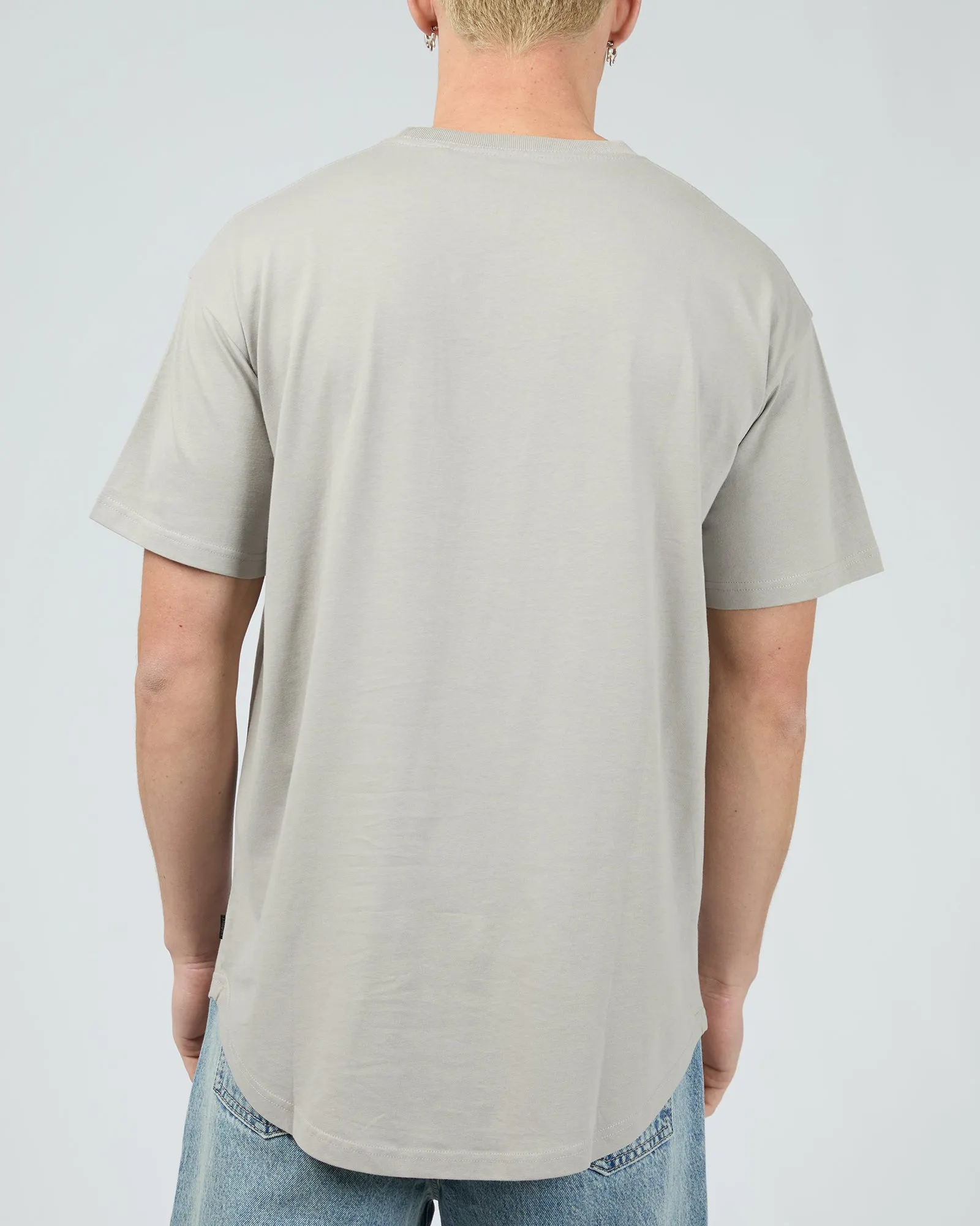 Solid Tail Tee Grey sold by edge clothing product image thumbnail 3