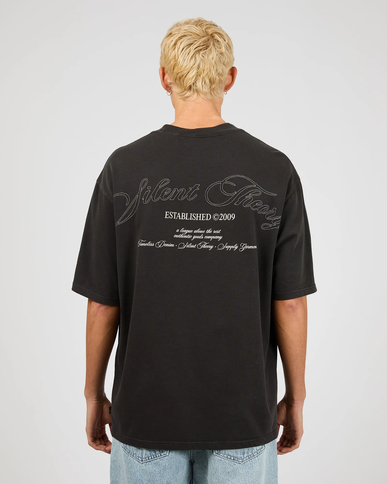 Stride Tee Charcoal sold by edge clothing product image thumbnail 3