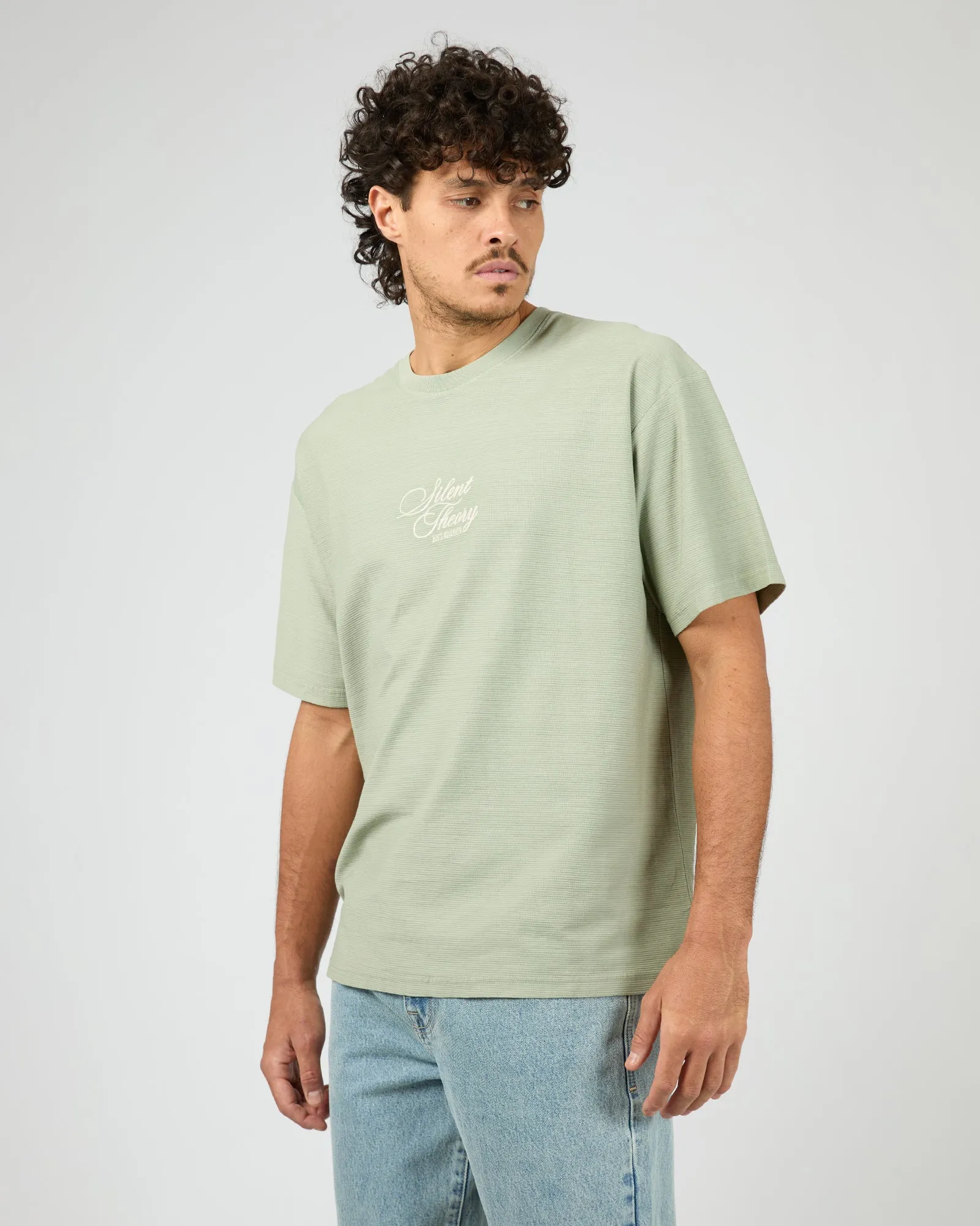 Signature Tee Sage sold by edge clothing product image thumbnail 4