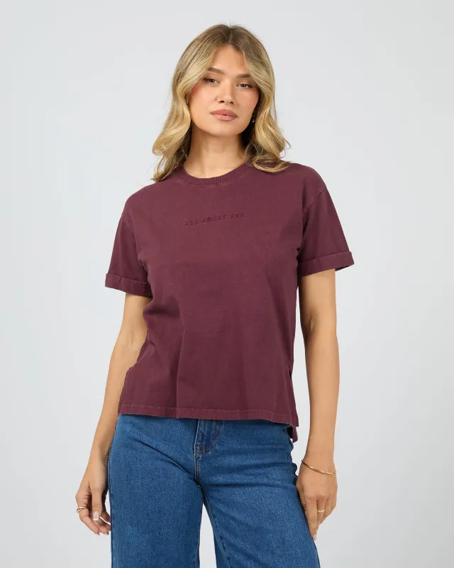 Aae Washed Tee Wine made by All About Eve