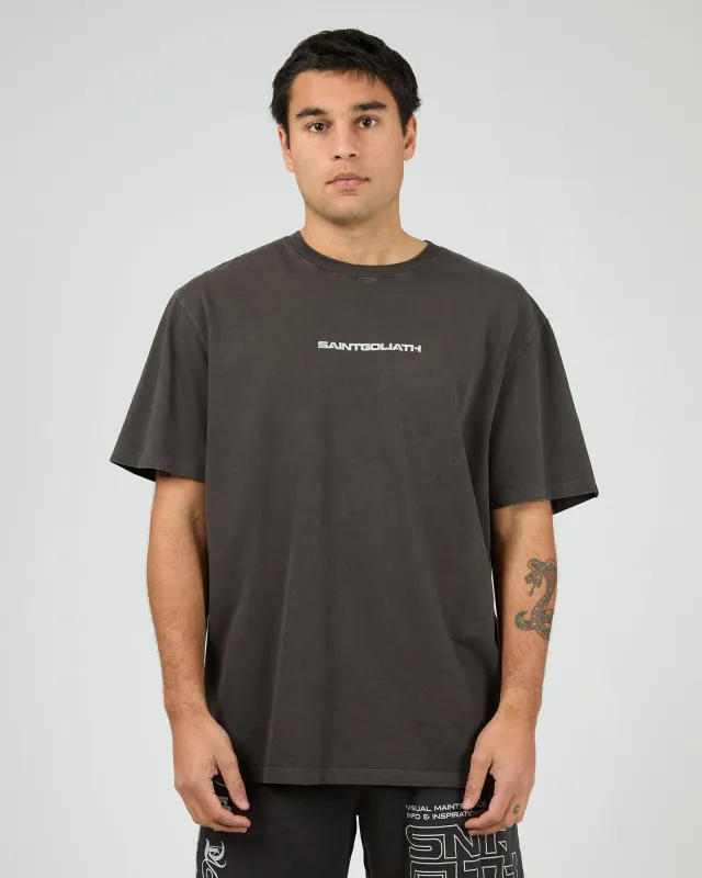 Liveries Tee Coal made by edge clothing