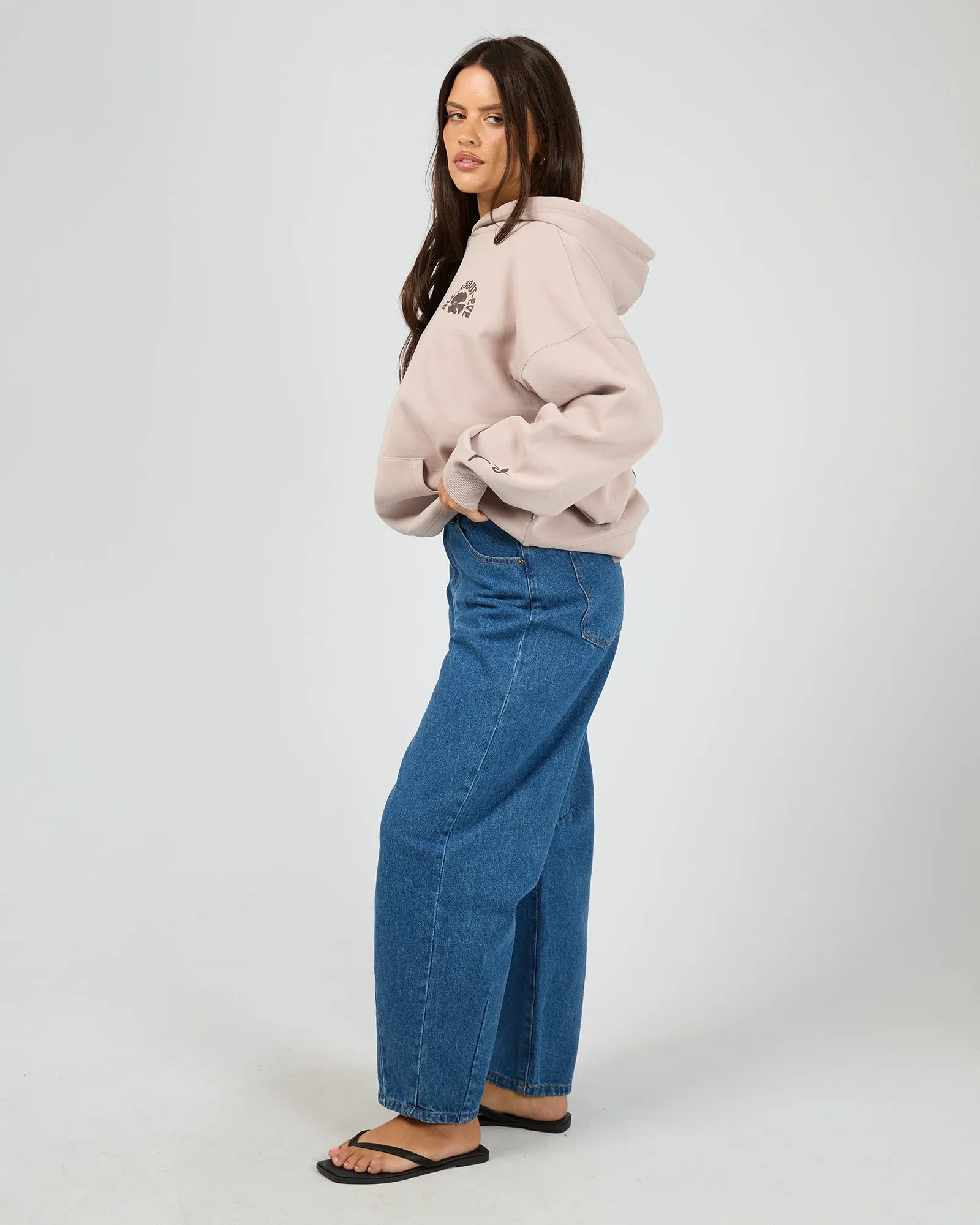 Flower Co Relaxed Hoodie Fawn sold by edge clothing product image thumbnail 5