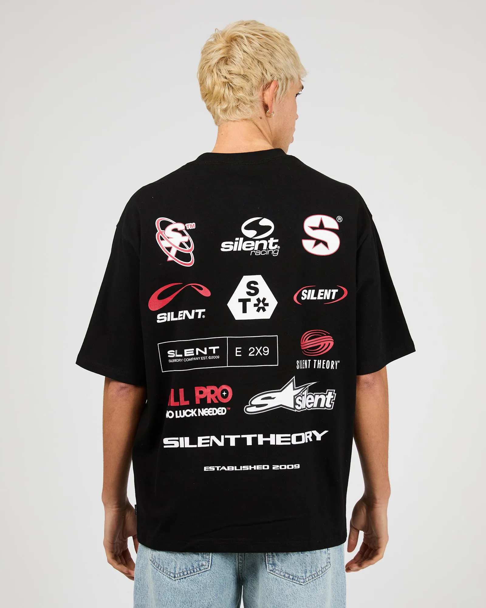 Redline Tee Black sold by edge clothing product image thumbnail 3