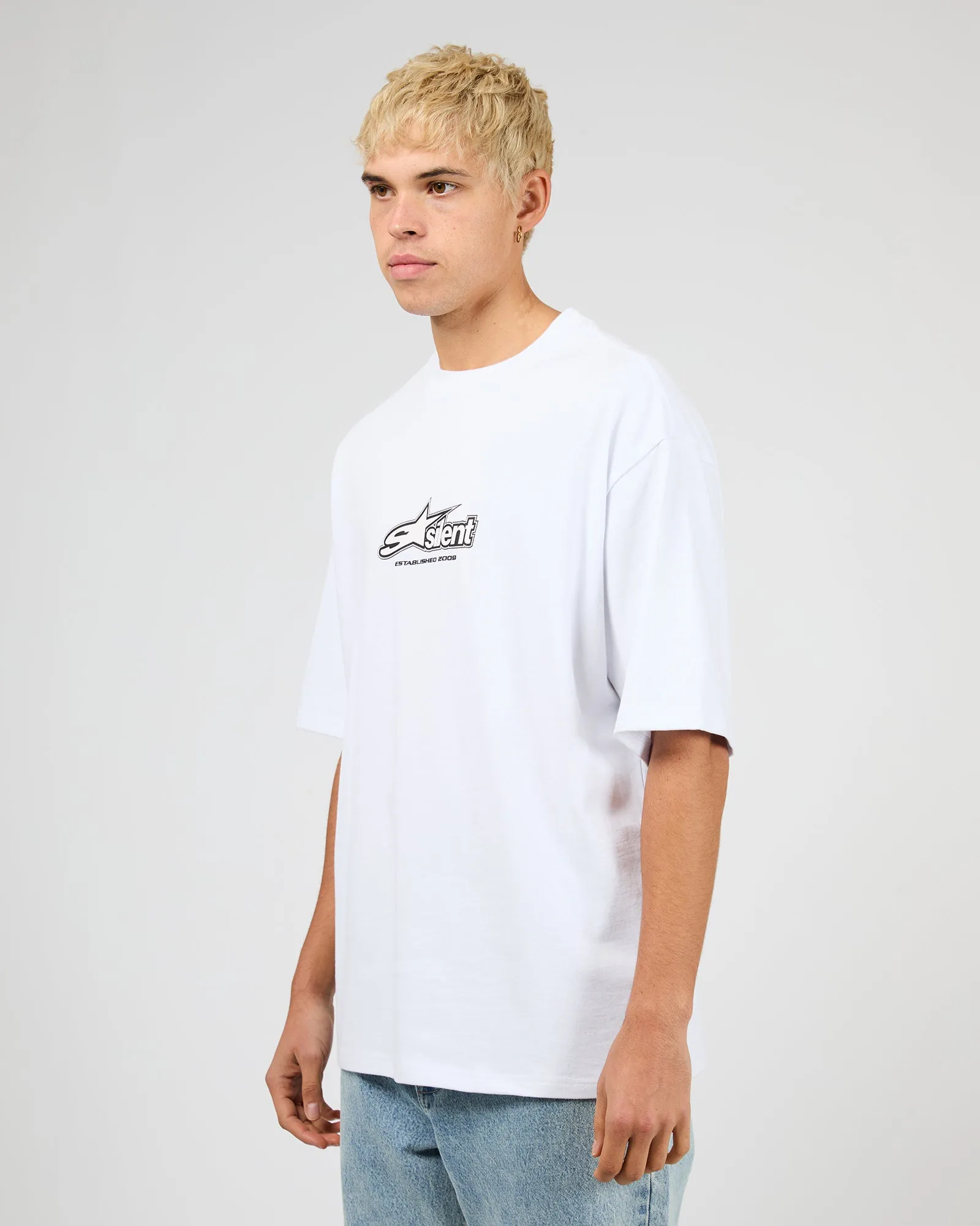 Redline Tee White sold by edge clothing product image thumbnail 4