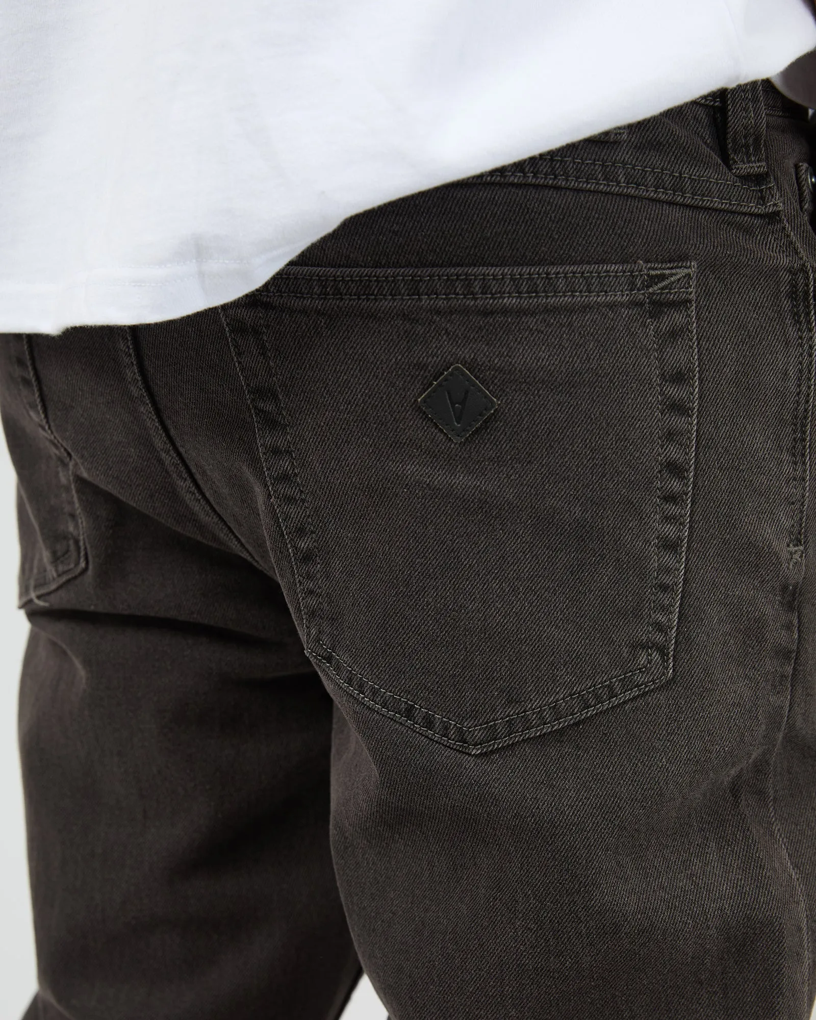 A3 Crop Bazza Washed Black sold by edge clothing product image thumbnail 5