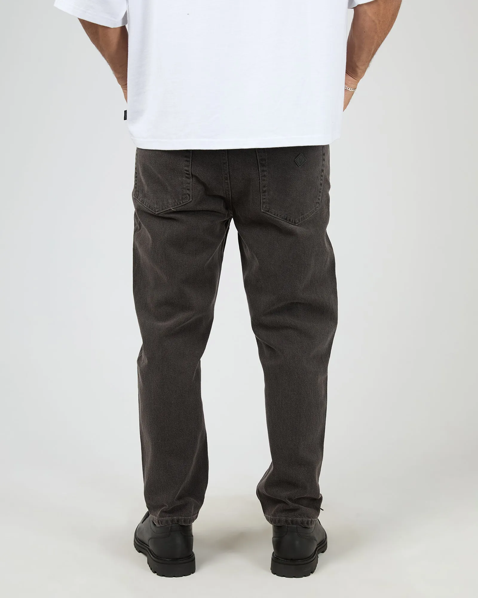 A3 Crop Bazza Washed Black sold by edge clothing product image thumbnail 3