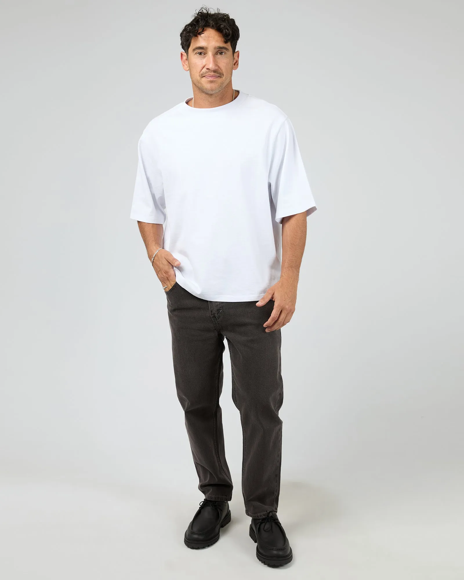 A3 Crop Bazza Washed Black sold by edge clothing product image thumbnail 2