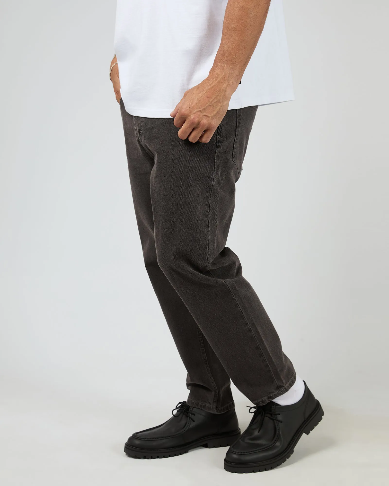 A3 Crop Bazza Washed Black sold by edge clothing product image thumbnail 4