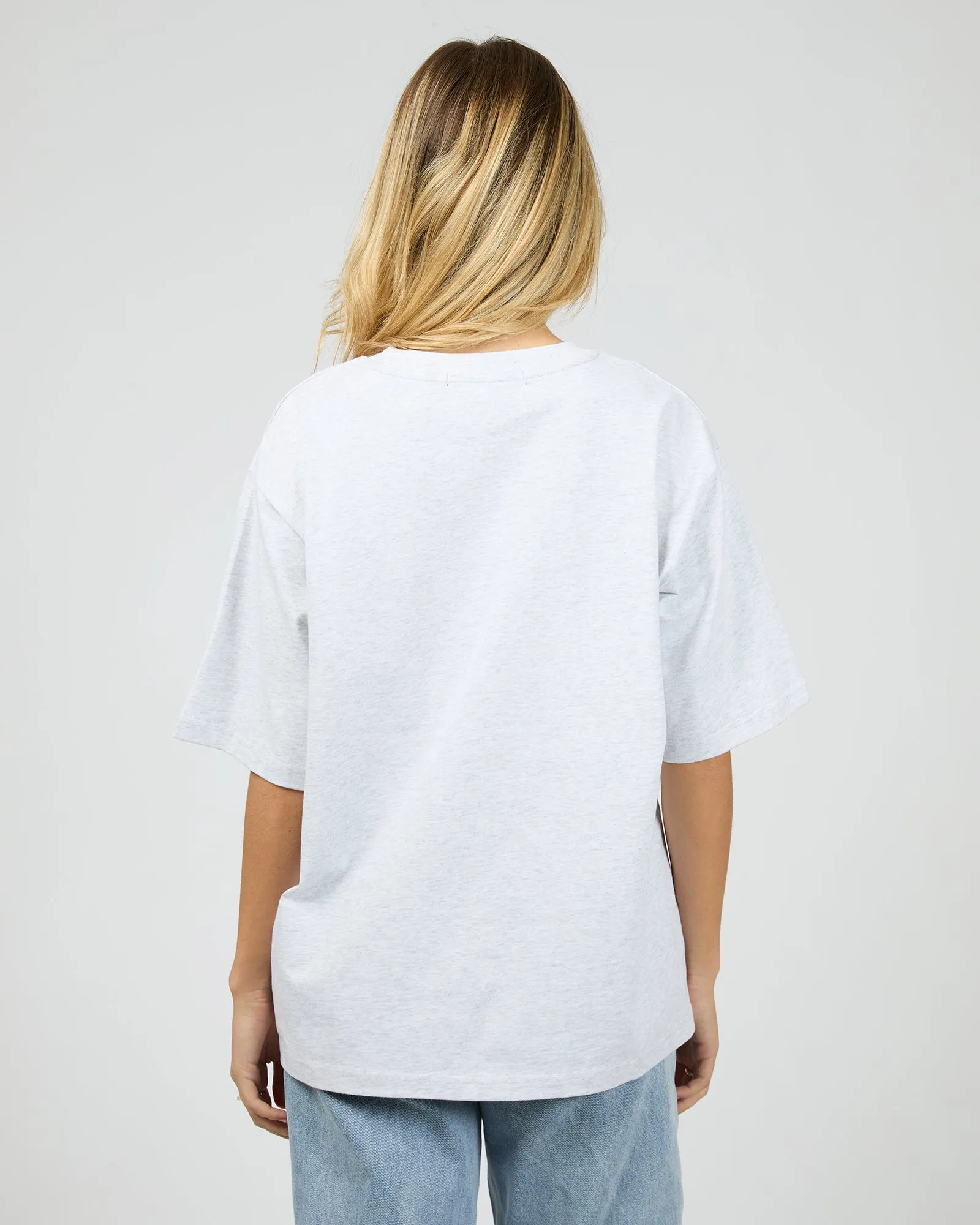 Silent Luxe Tee Snow Marle sold by edge clothing product image thumbnail 3