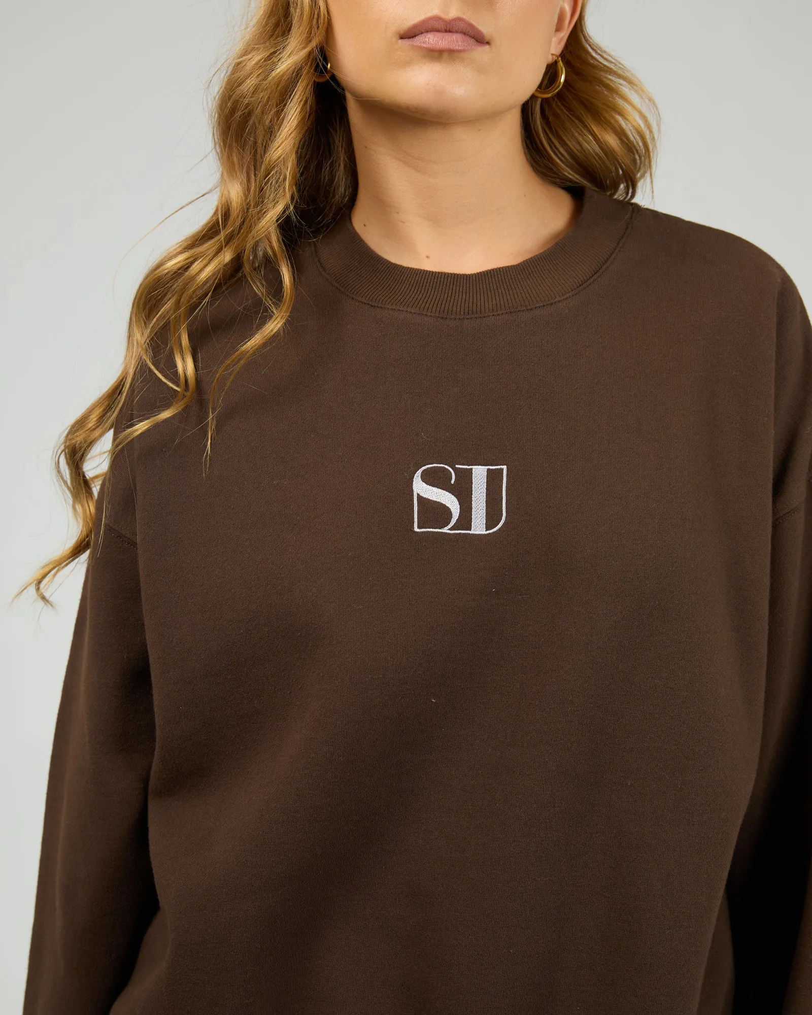 Silent Luxe Crew Chocolate sold by edge clothing product image thumbnail 5