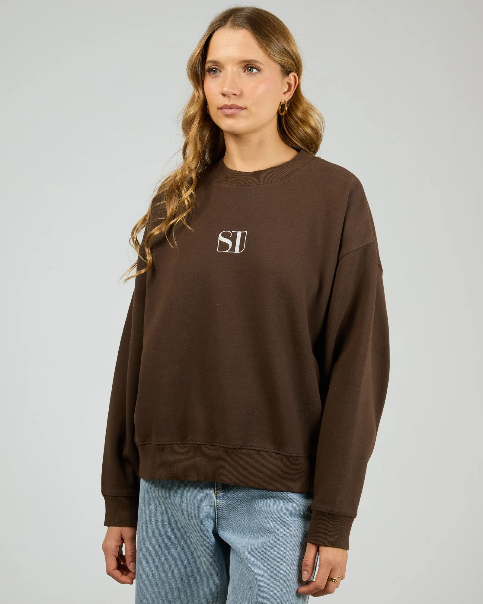 Silent Luxe Crew Chocolate sold by edge clothing product image thumbnail 4