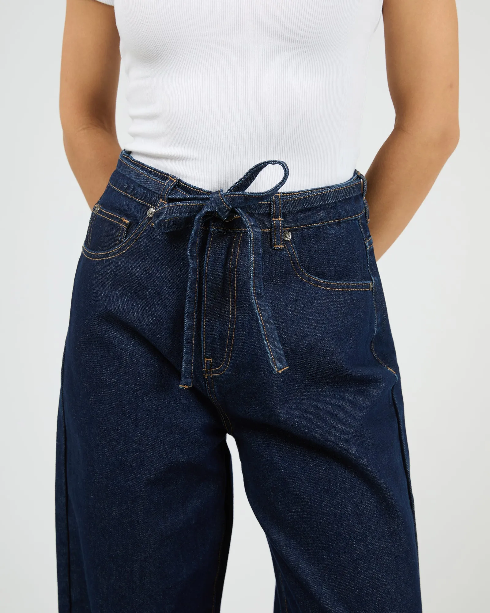Gia High Rise Baggy Indigo sold by edge clothing product image thumbnail 5