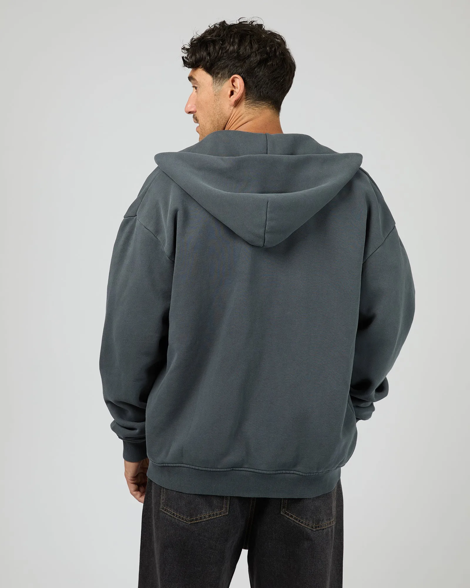 Box Zip Hoodie Navy sold by edge clothing product image thumbnail 3