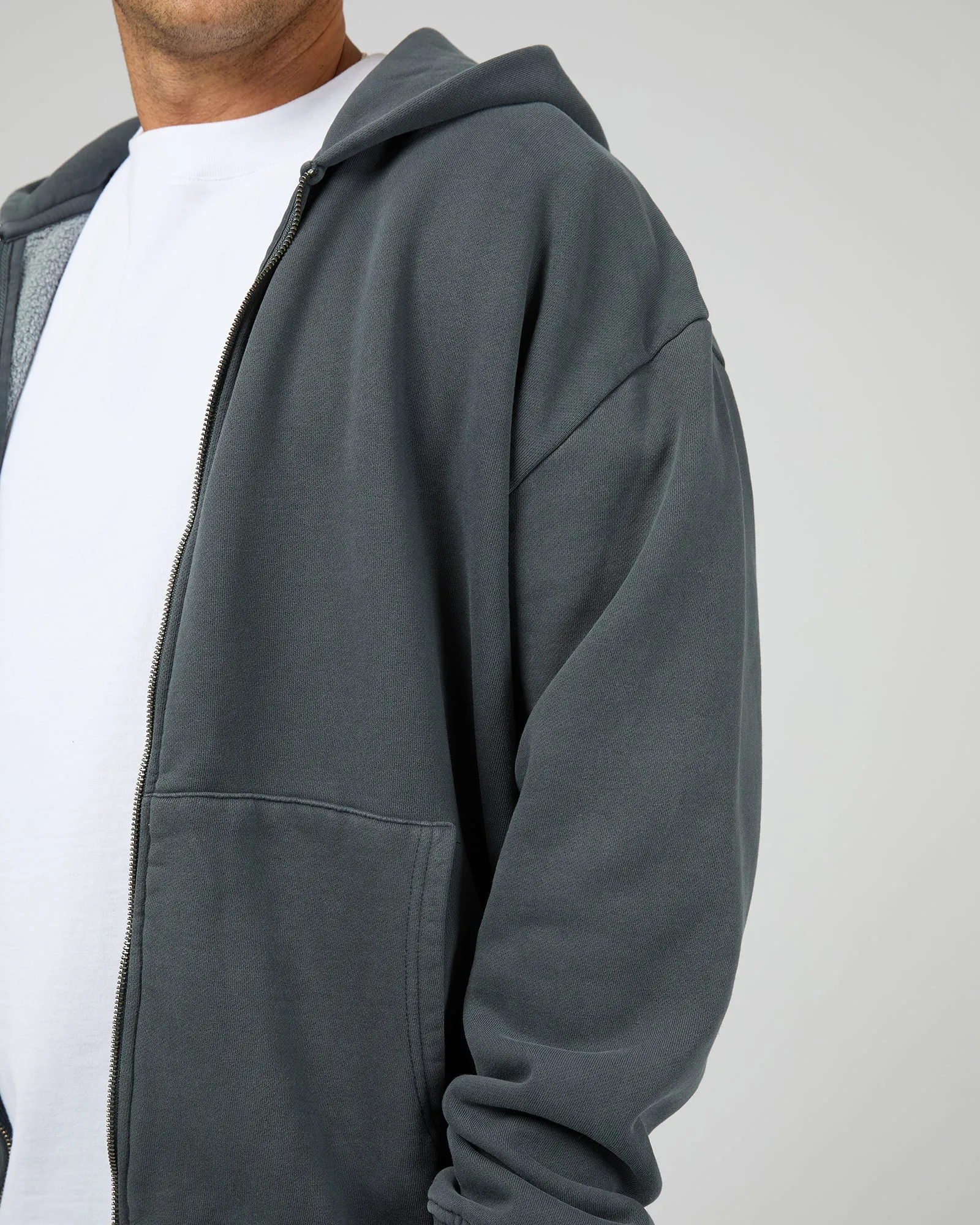 Box Zip Hoodie Navy sold by edge clothing product image thumbnail 5