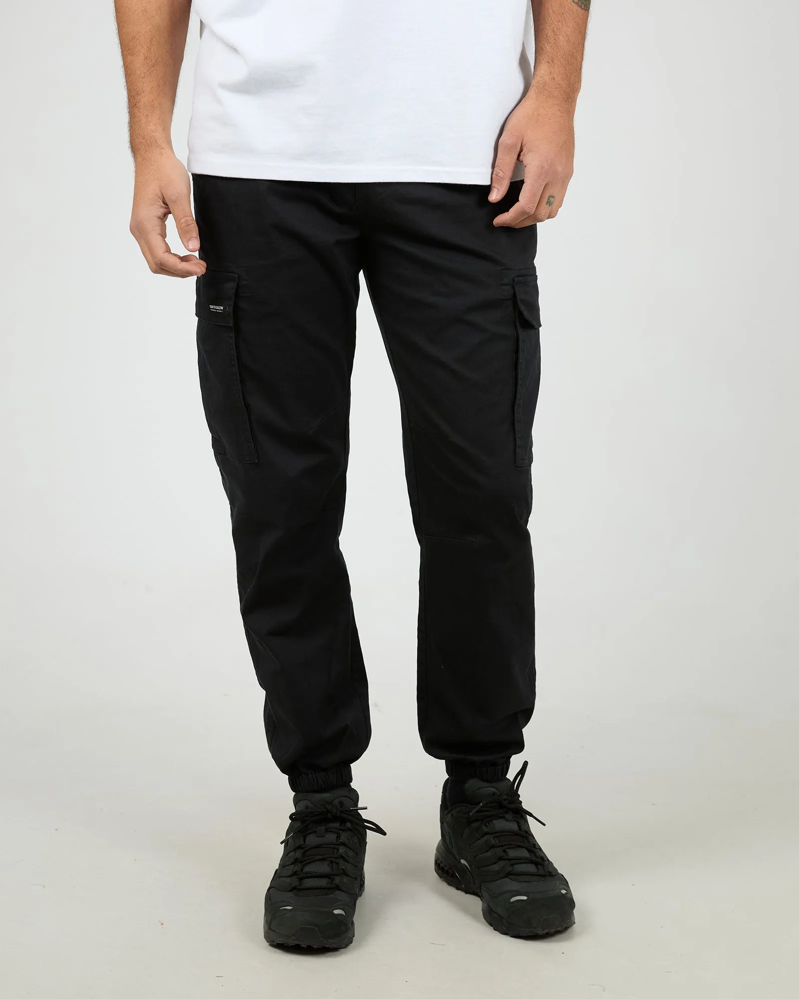 Cargo Jogger Pant Black sold by edge clothing