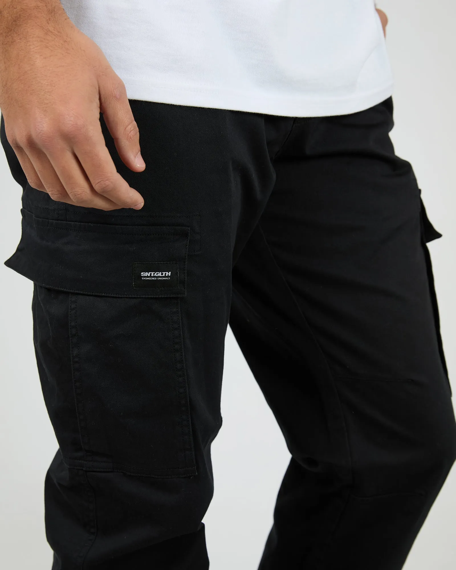 Cargo Jogger Pant Black sold by edge clothing product image thumbnail 5