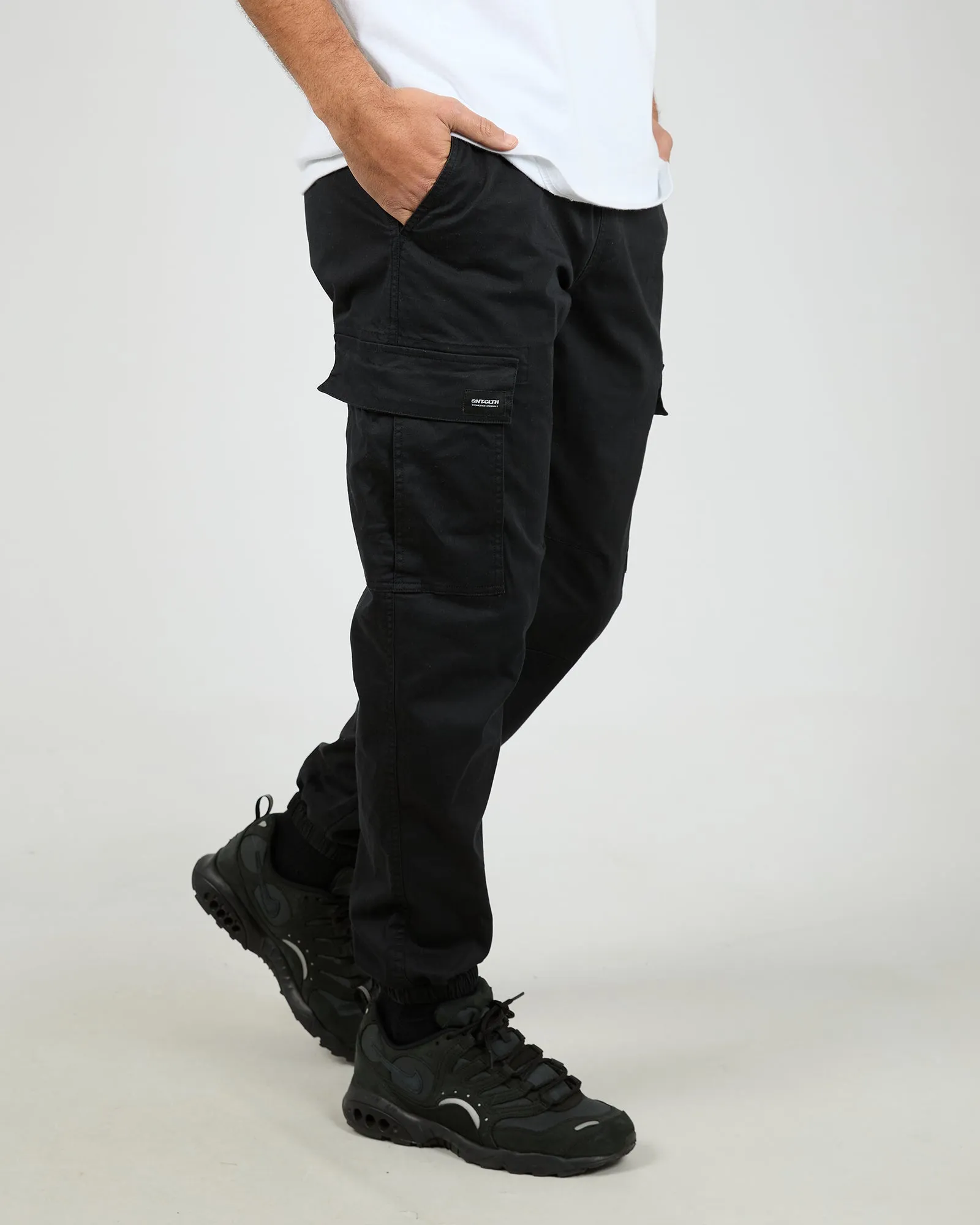 Cargo Jogger Pant Black sold by edge clothing product image thumbnail 4