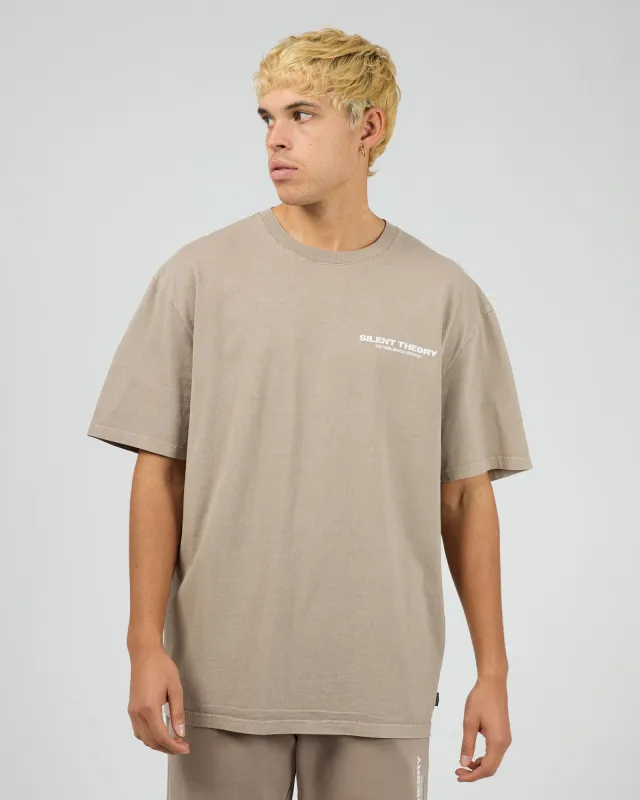 Essential Theory Tee Cement sold by edge clothing