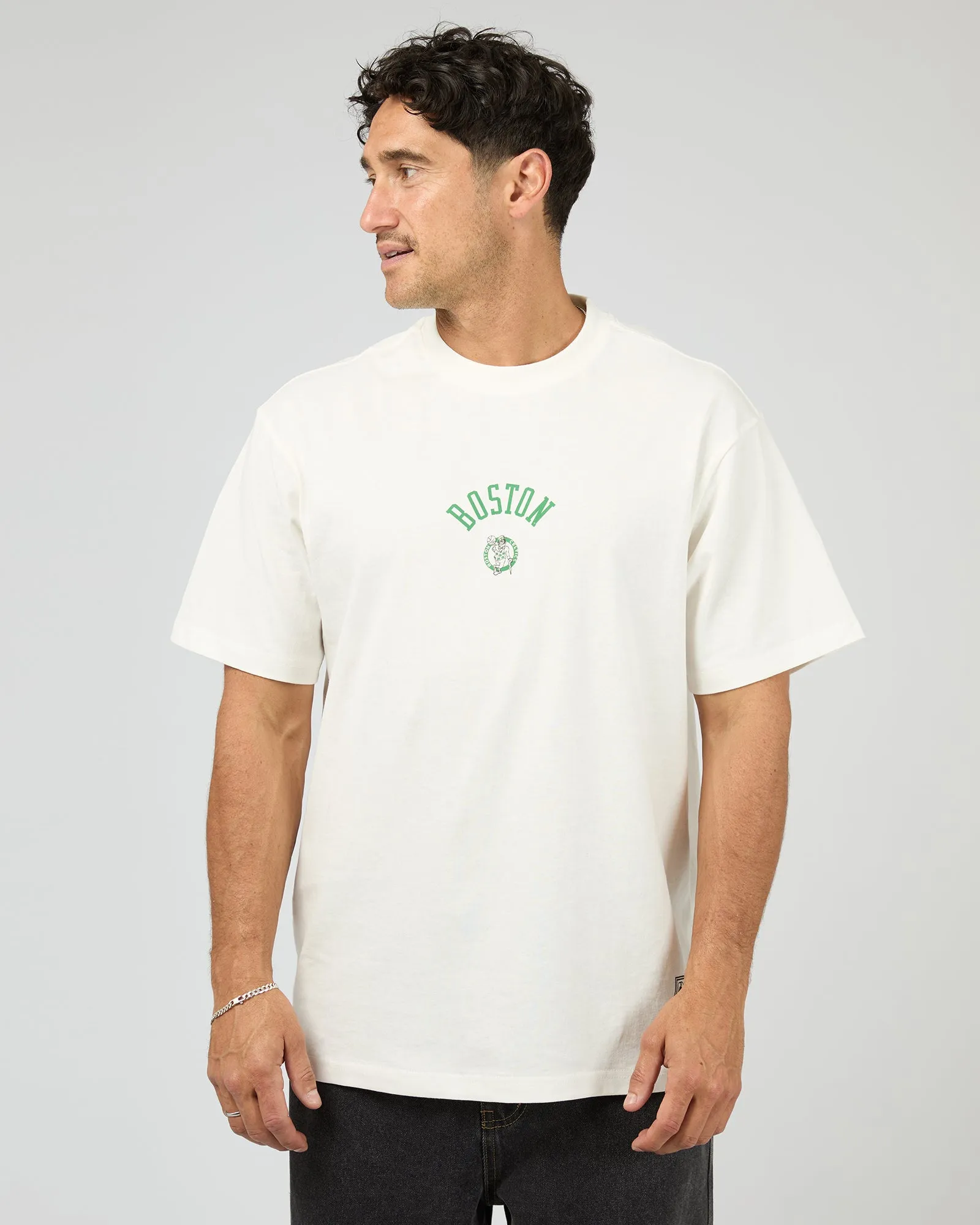 Celtics 18 T-Shirt White sold by edge clothing