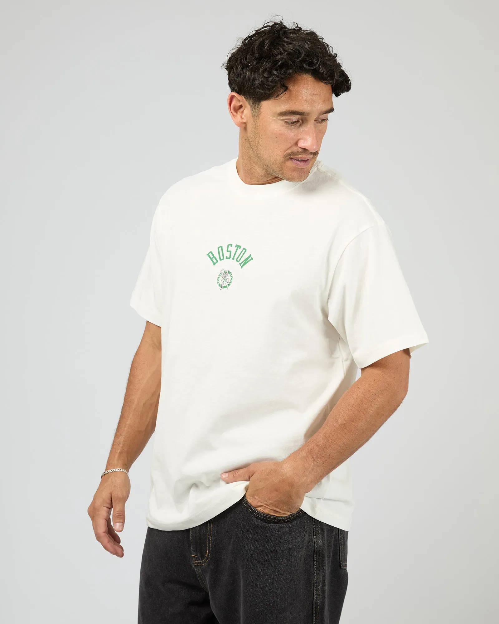 Celtics 18 T-Shirt White sold by edge clothing product image thumbnail 4