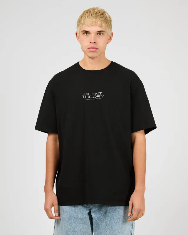 Core Tee Washed Black sold by edge clothing