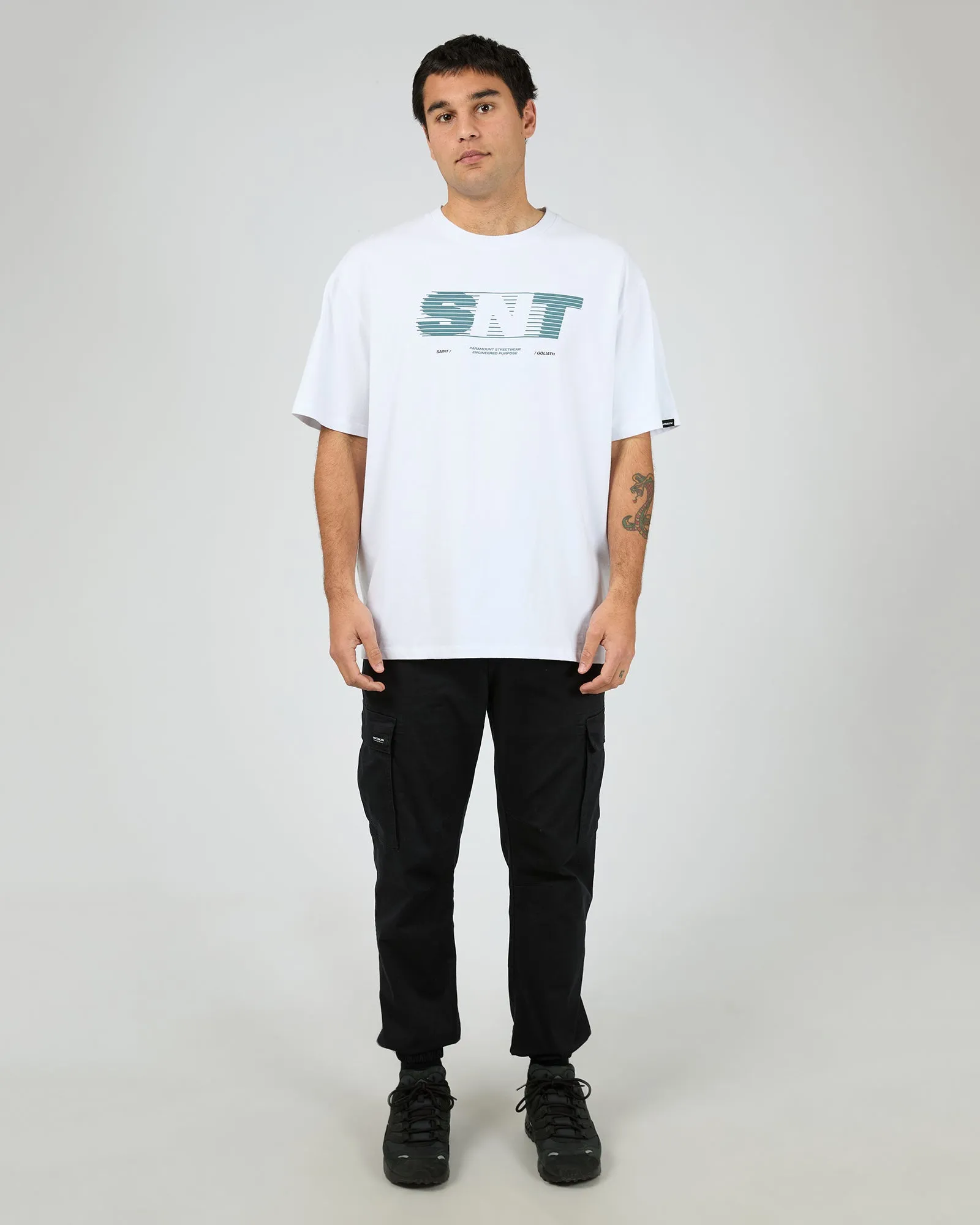 Apex Tee White sold by edge clothing product image thumbnail 2