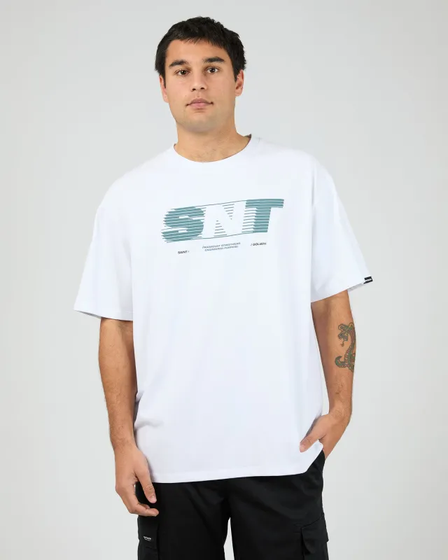 Apex Tee White made by edge clothing