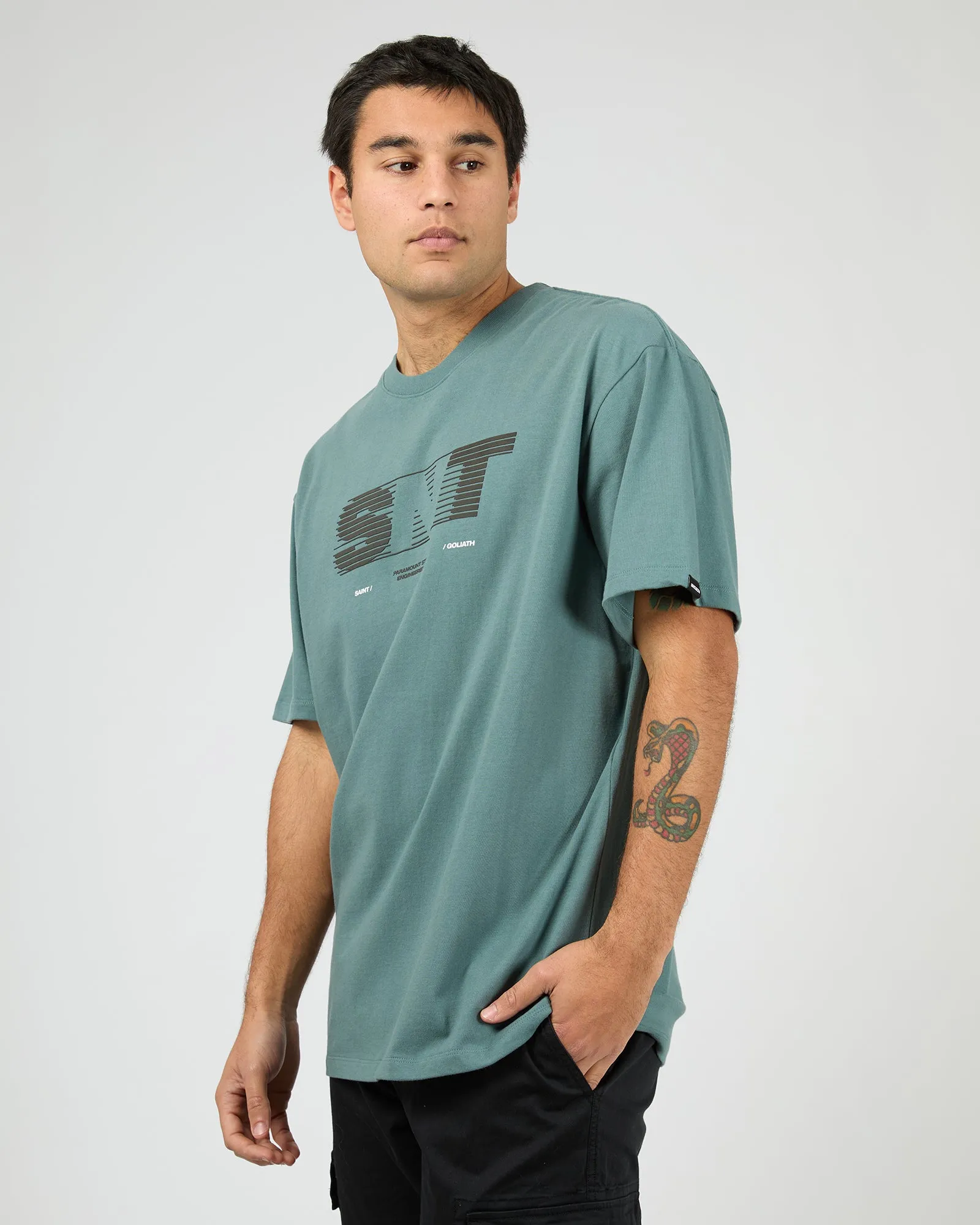 Apex Tee Atlantic Blue sold by edge clothing product image thumbnail 4