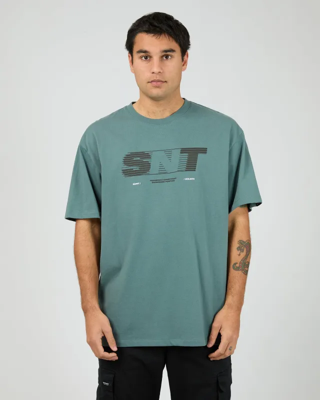 Apex Tee Atlantic Blue made by edge clothing