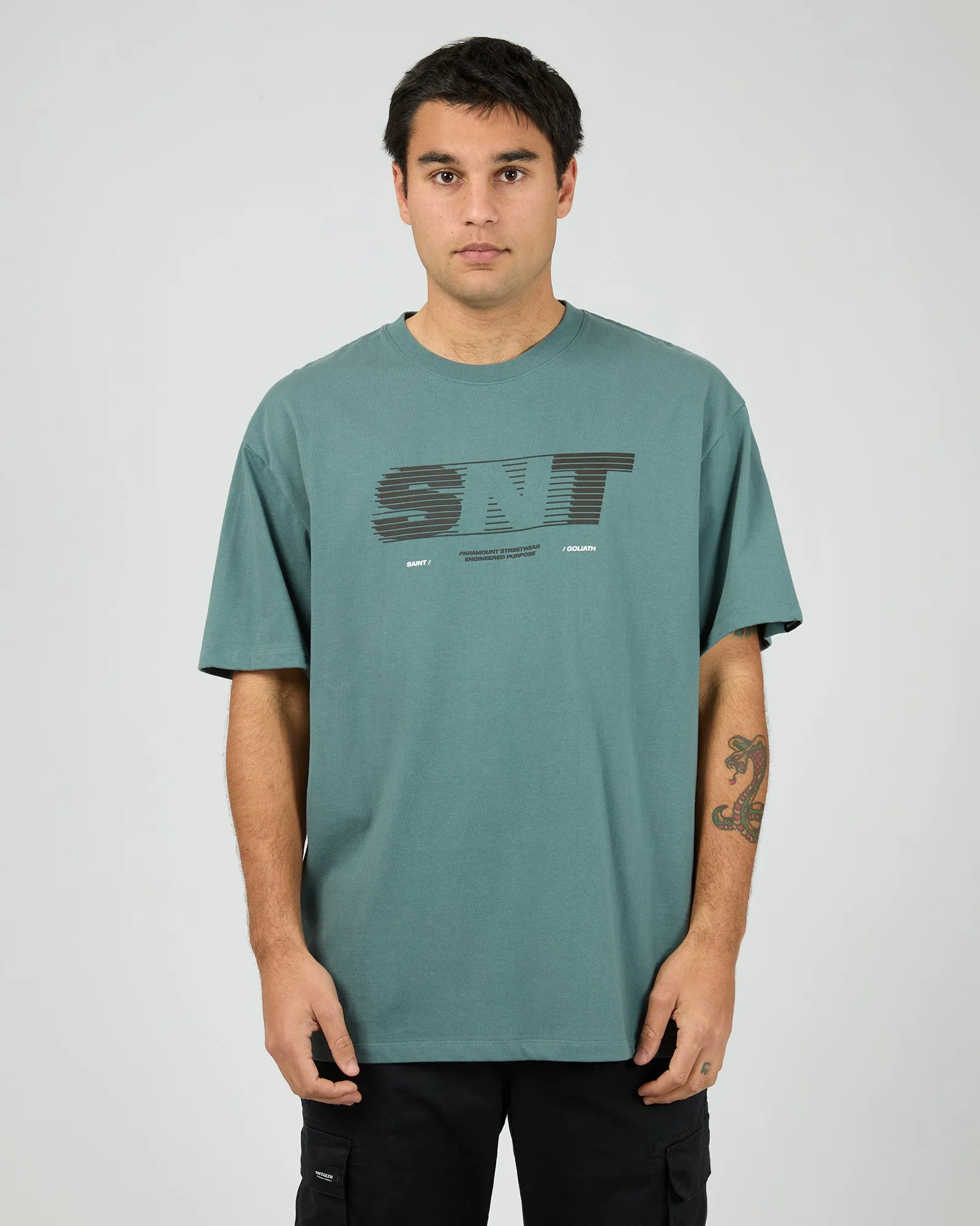 Apex Tee Atlantic Blue sold by edge clothing